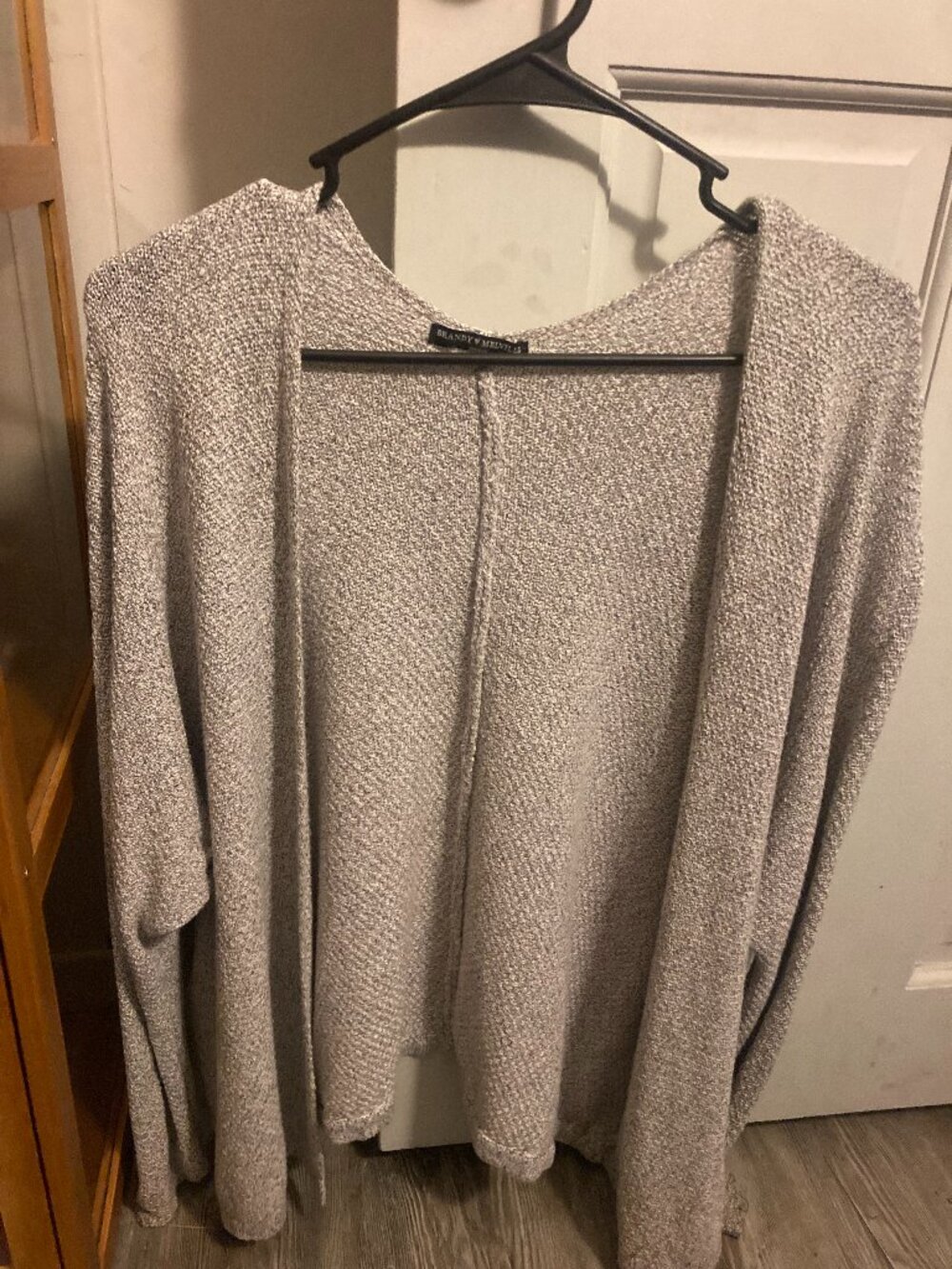 Brandy Melville Grey Knit Oversized Cardigan